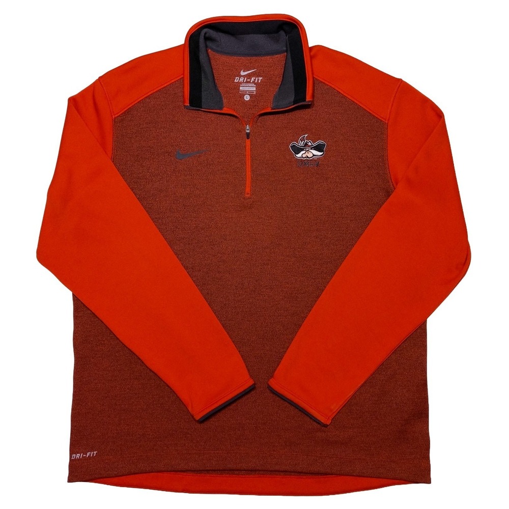 NIKE UNLV Rebels 1/2 Zip Golf Pullover Red Men's Large L